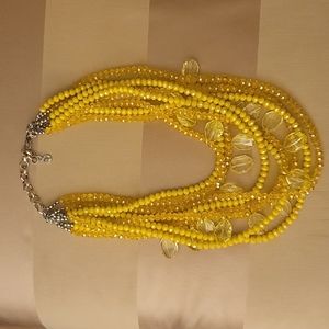 Sassy Jones Yellow Malia Necklace